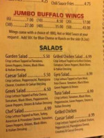 Papa Joe's menu