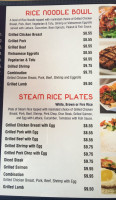 Pho Bom, Vietnamese Noodle Grill menu