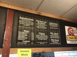 Q Fanatic Artisan Bbq menu