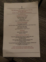 Third Corner Wine Shop and Bistro menu