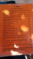 Le Mugel menu