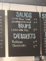 Happy Greek Cafe menu