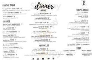 Revival Social Club menu