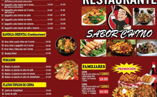 Sabor Chino food