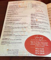 Ringers Roost menu