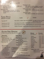 Aji Sushi menu