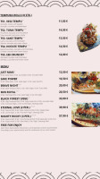 Min Modern Asian Cuisine menu