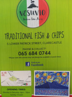 Vesuvio Takeaway menu