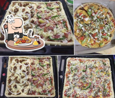 Le Blanche Pizza food