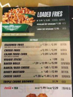 Wingstop menu