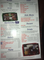 Barro's Pizza menu