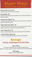 The Butcher Shop Beer Garden Grill menu