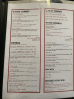 Grub House menu