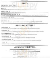 Mcgill's South menu