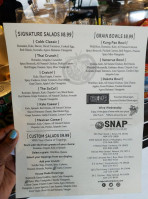 Snap Custom Pizza Salads inside