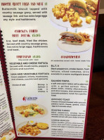 Caliente Kitchen menu