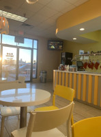 Tutti Frutti Frozen Yogurt inside