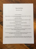 Long Timber Brewing menu