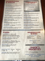 Coopers American Pub Grill menu