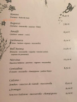 Bell'anima menu