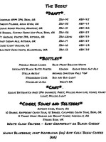 The Oar House And Grill menu