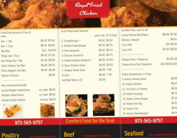 Royal Fried Chicken menu