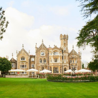 Afternoon Tea at the Oakley Court outside