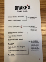 Drake's Nicholasville menu