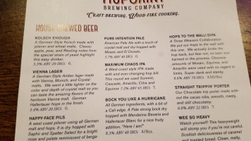 Hopsaint Brewing Co menu