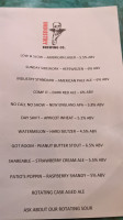 Industry Brewing menu