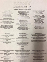 Napoli E Italiano menu