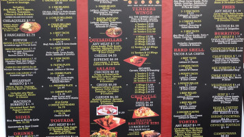 Wings Mix menu