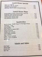 The Lunch House menu