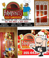 Bambino's Pizza food