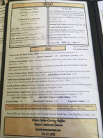 Harolds Inn Tavern menu