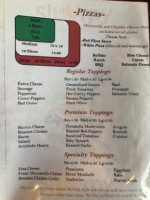 Catanzaro's Pizzeria menu