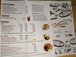 Baguette Delite menu