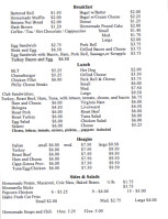 Village Pantry Deli menu