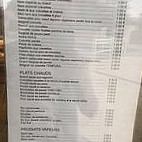 Restaurant Saigon menu