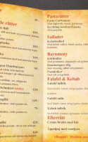 Restaurang 40, Ab menu