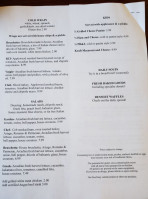 The Downtown Press Cafe menu