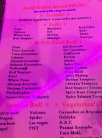 Fuji Sushi Llc menu