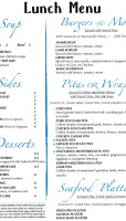 Taso's Greek Taverna menu