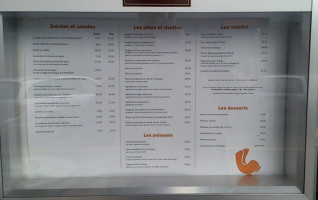 Au Petit Creux menu