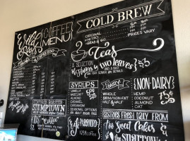 Wild Roots Coffeehouse menu