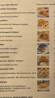 Fischergut menu