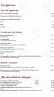 Landgasthof Adler menu