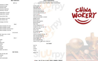 China Wokery menu