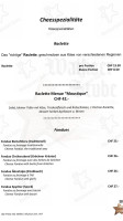 Walliserstube menu