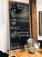 Sawdust Road menu